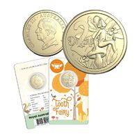 2024 $2 AlBr Uncirculated coin – Tooth Fairy Coin in Card