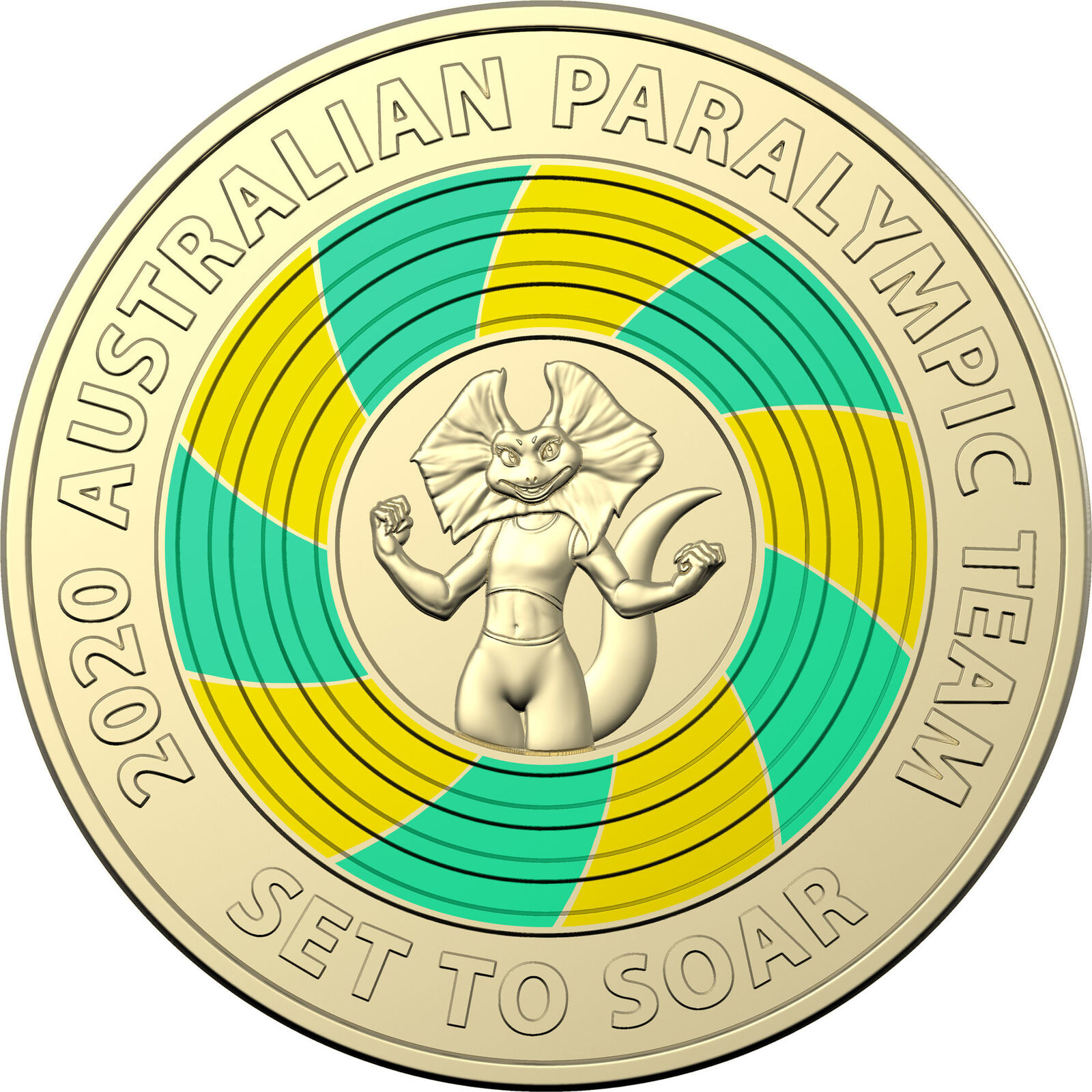2020 $2 Tokyo Paralympics UNC Card