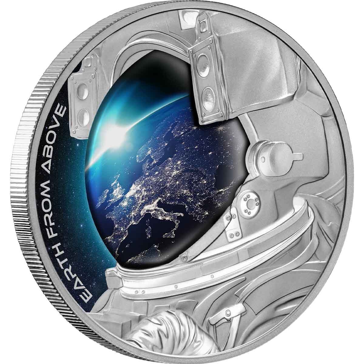 2022 $1 Earth From Above 1oz Silver Proof Coin