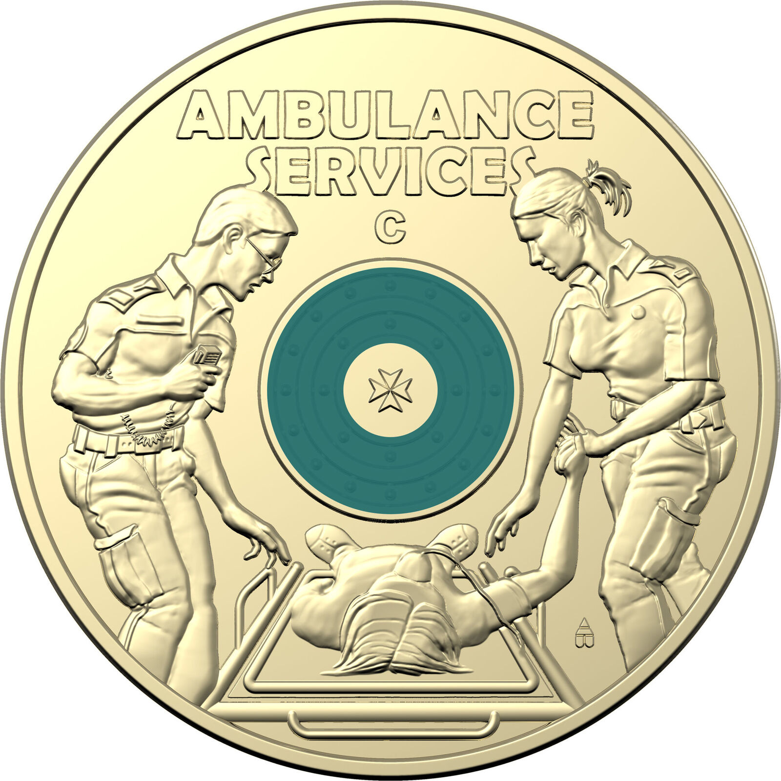 2021 $2 C Mintmark Australian Ambulance Services