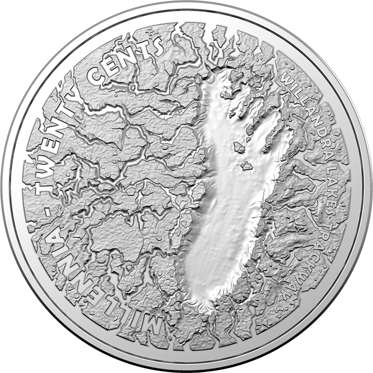 2021 20c Mungo Footprint  UNC