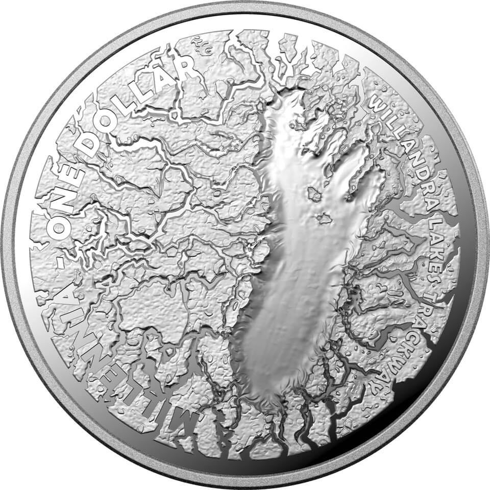 2021 $1 Mungo Footprint 1/2oz Fine Silver