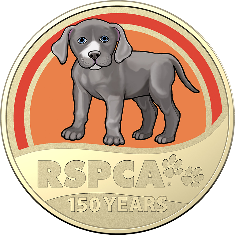 2021 $1 Dog - 150th Anniversary Of The RSPCA UNC