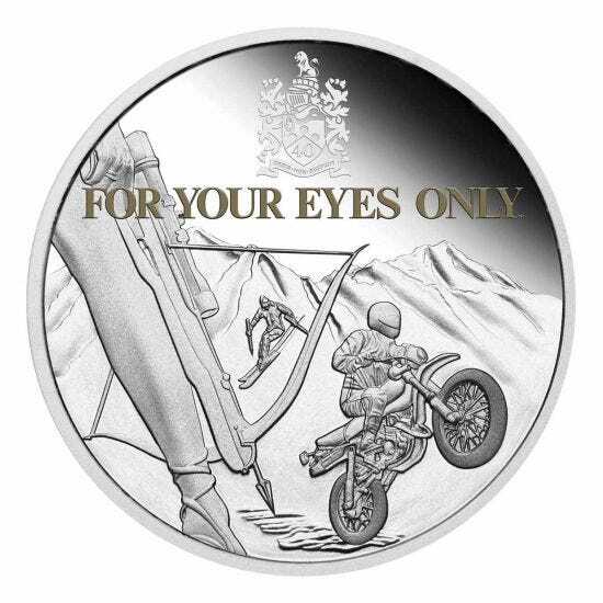 2021 James Bond - For Your Eyes Only 40th Anniversary 1oz Silver Proof Coin