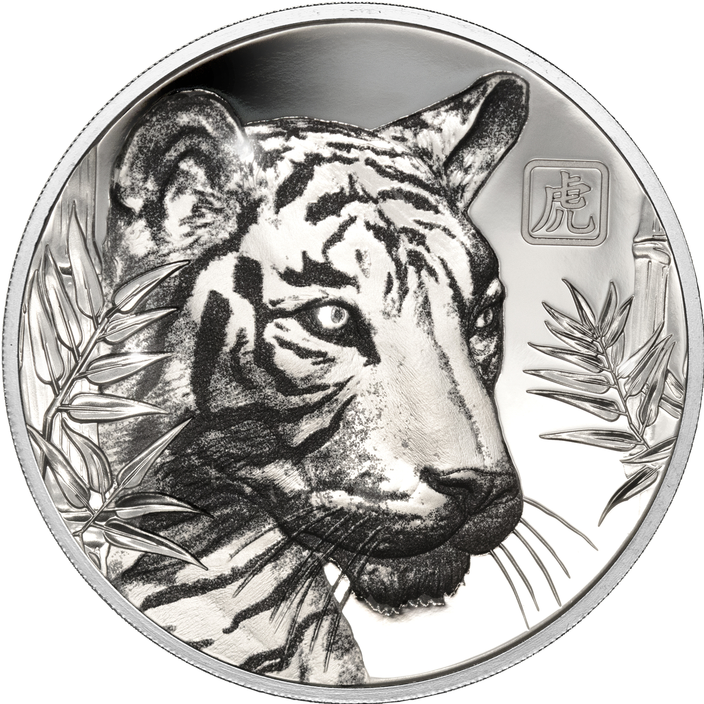 2022 $1 Lunar Tiger 1oz Silver Proof Coin