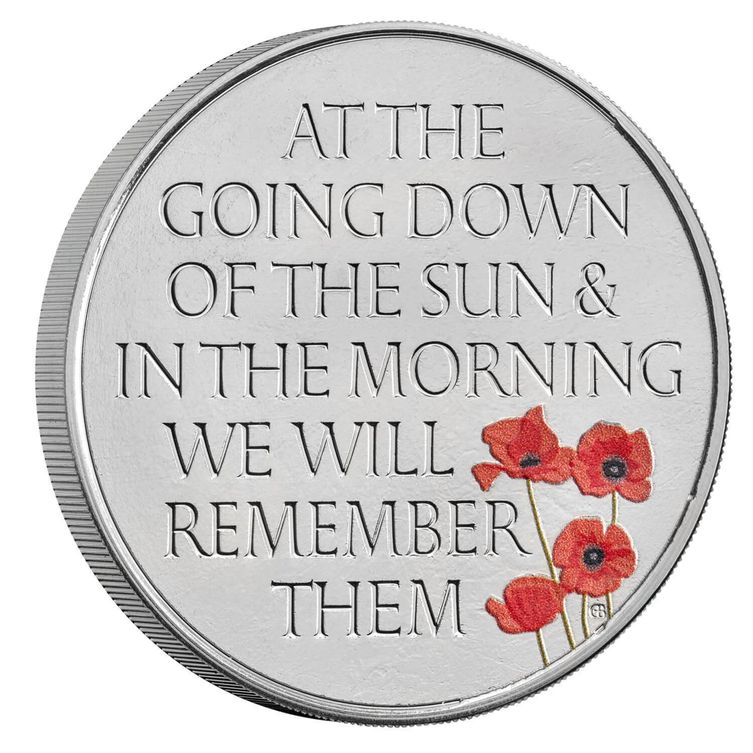 2021 £5 Remembrance Day  Coloured Cupro-Nickel Brilliant Uncirculated Coin