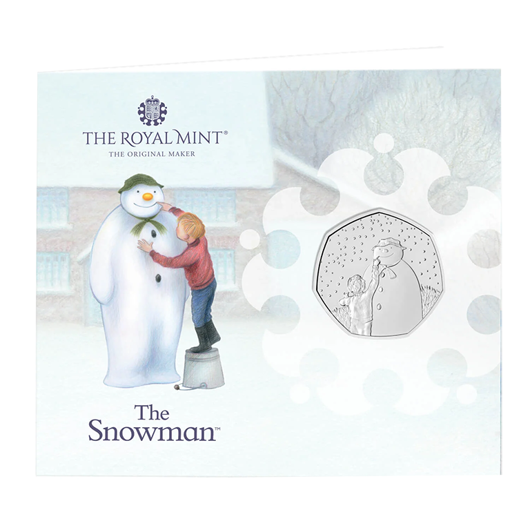 2021 50p The Snowman Cupro-Nickel Brilliant UNC