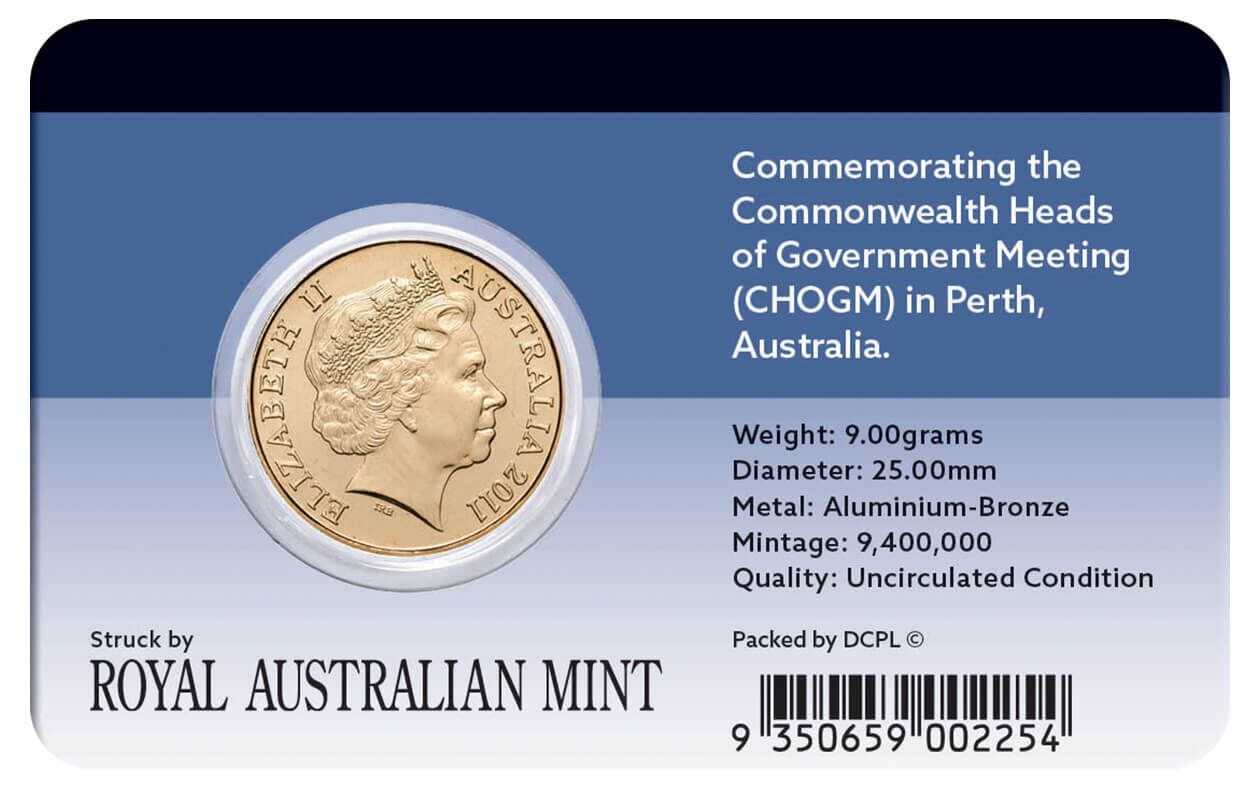 2011 $1 CHOGM (Collective Heads Of Government) Coin Pack