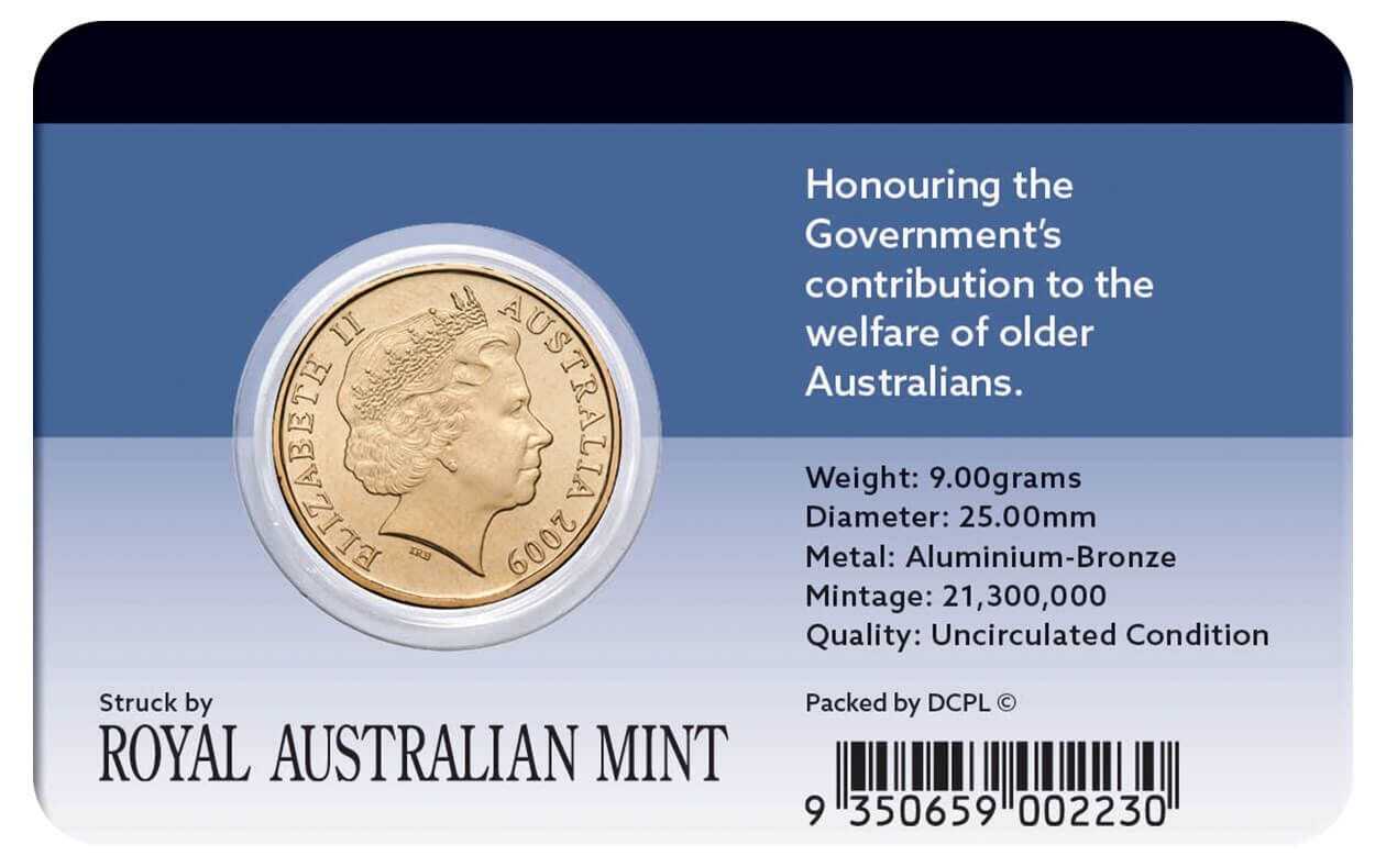 2009 $1 Centenary of Commonwealth Age Pension Coin Pack