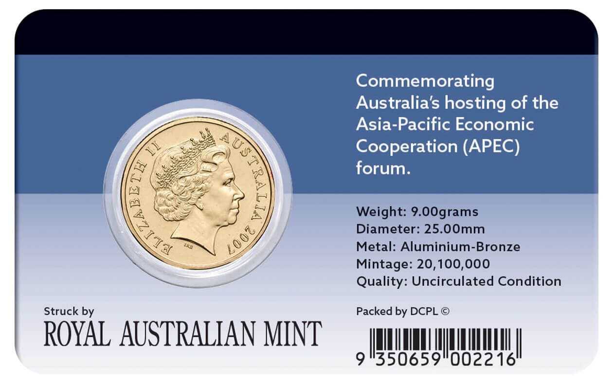 2007 $1 APEC Australia Coin Pack