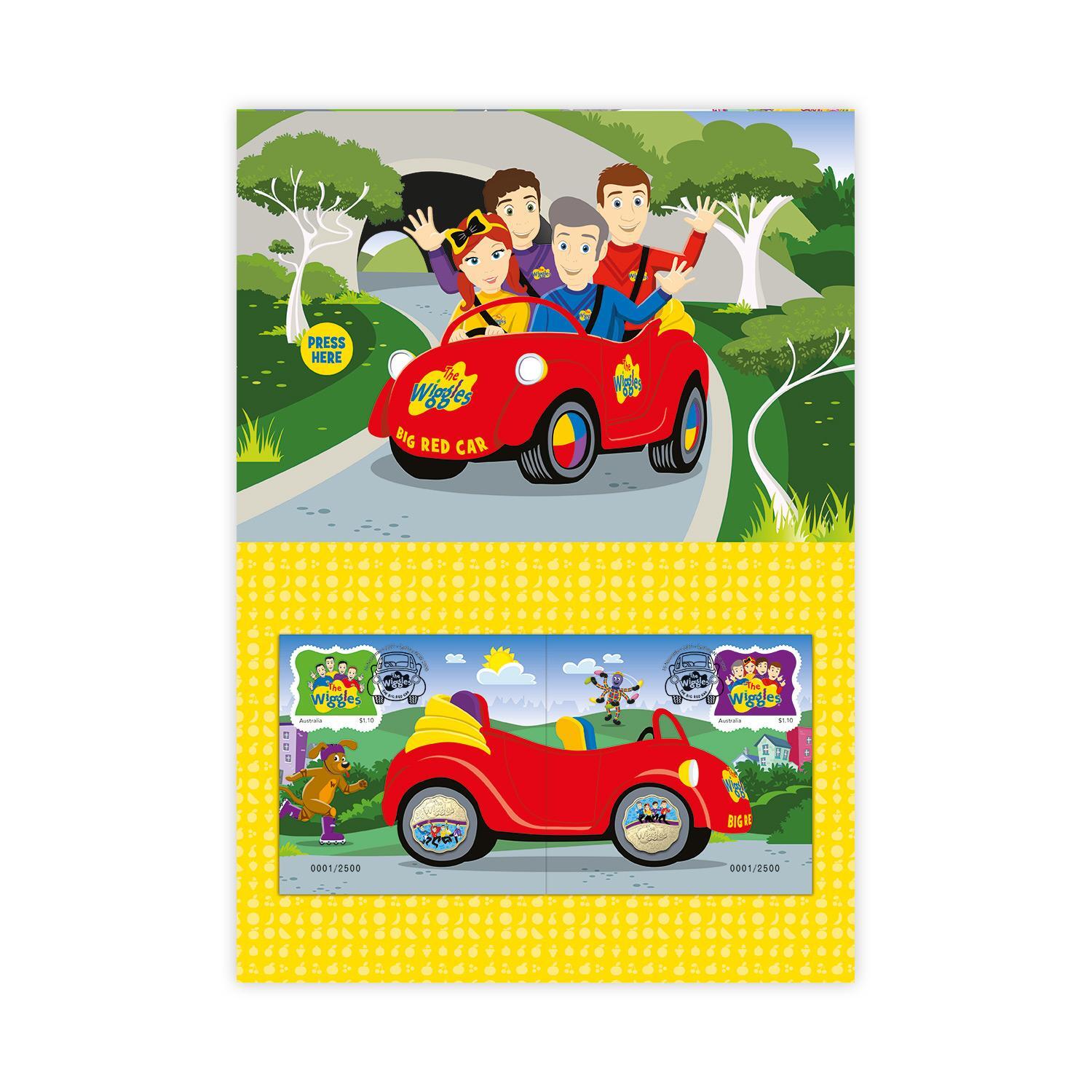 The Wiggles Impressions Postal Numismatic Cover Set Sound Chip 
