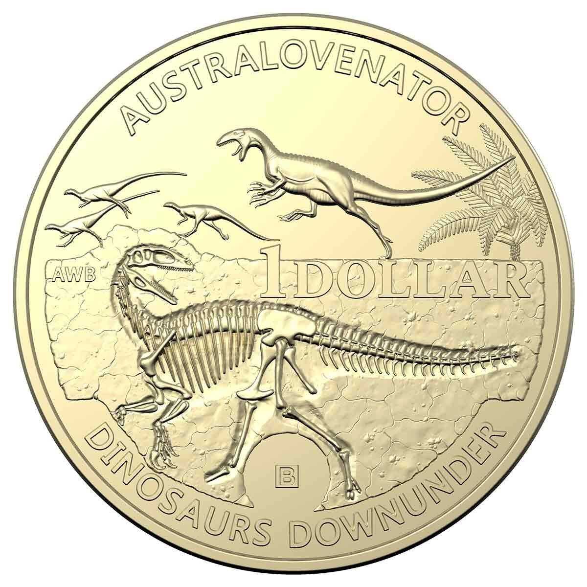 2022 $1 Dinosaurs Downunder 4 Coin mintmark Set