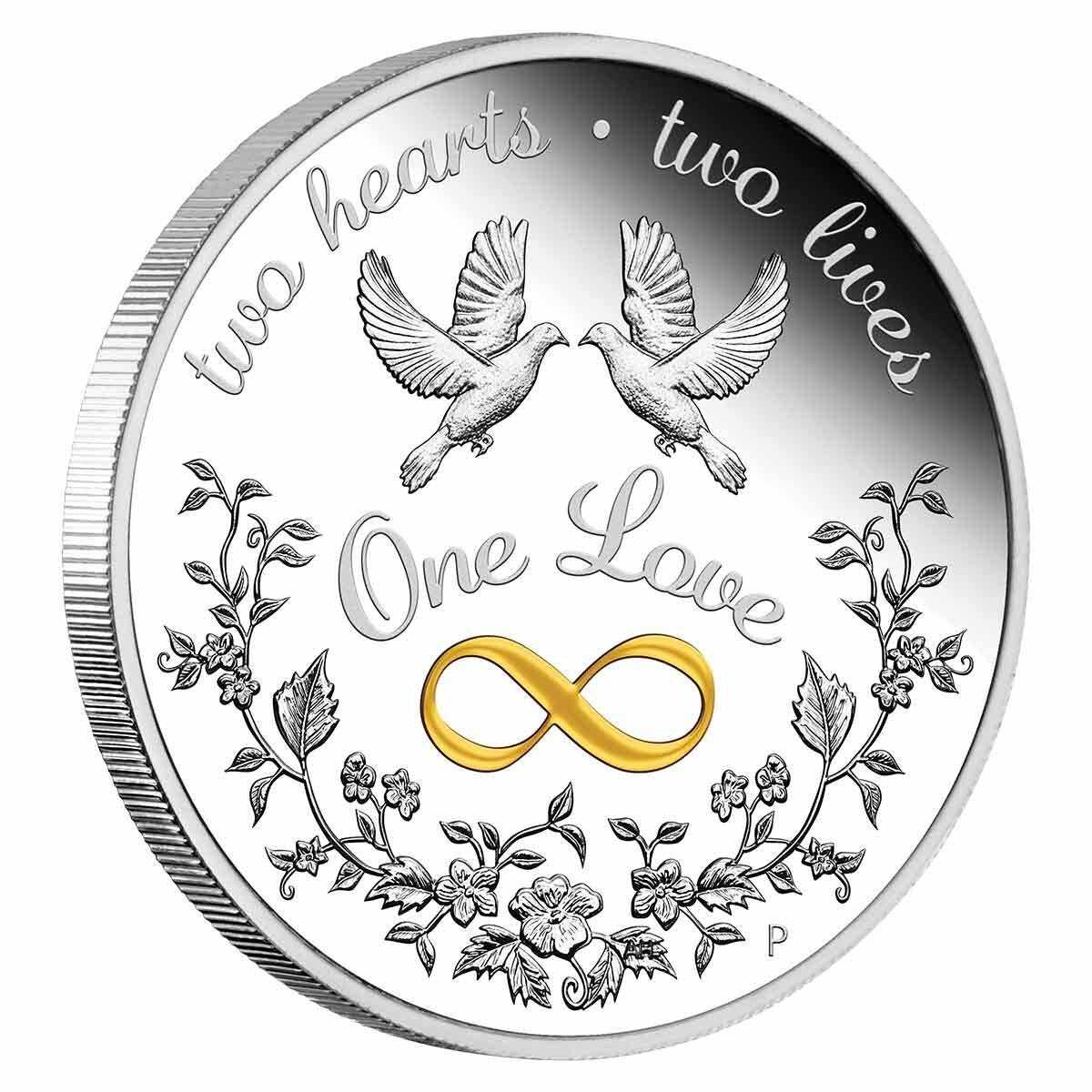2022 $1 One Love 1oz Silver Proof Coin