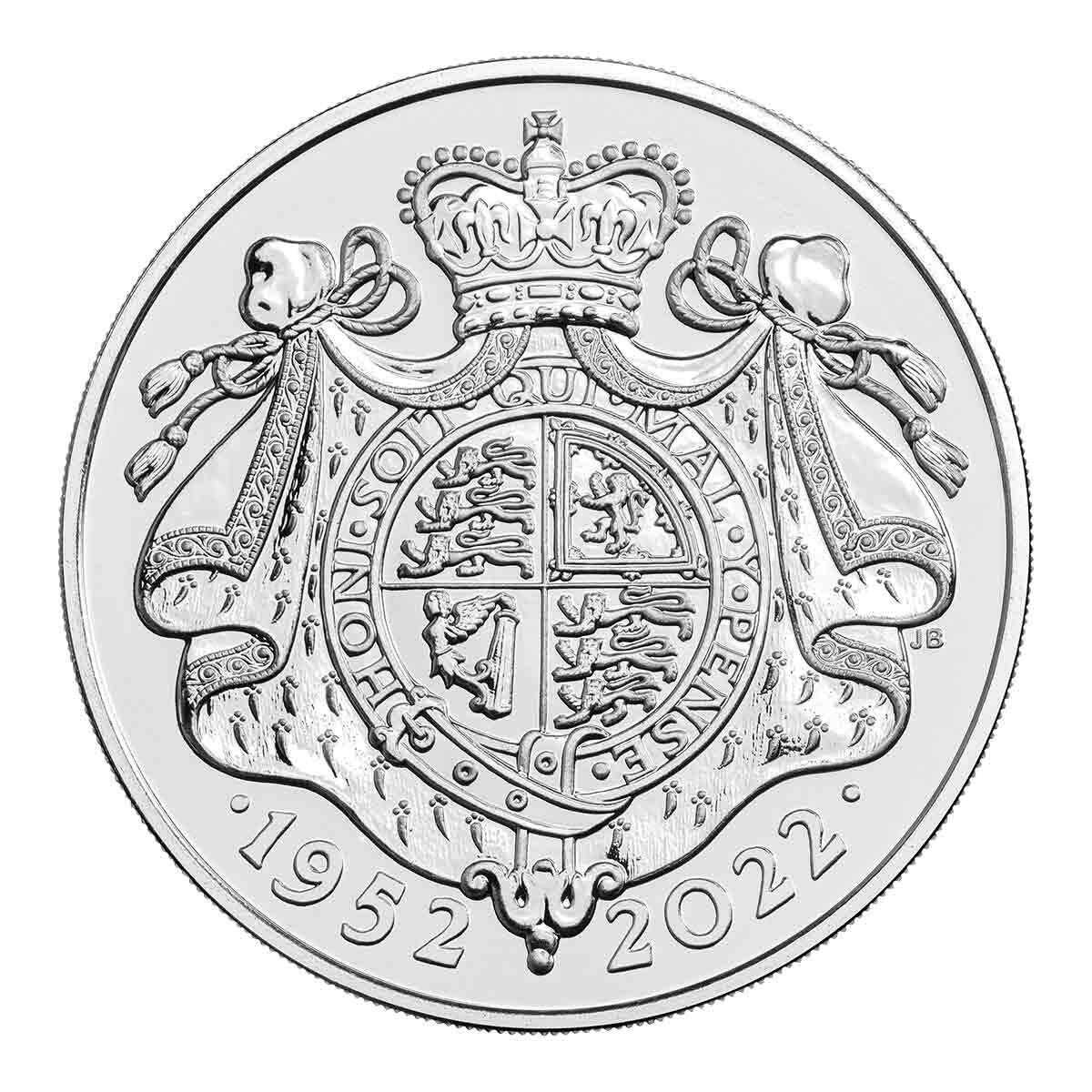 2022 £5 Queen Elizabeth II Platinum Jubilee Brilliant UNC