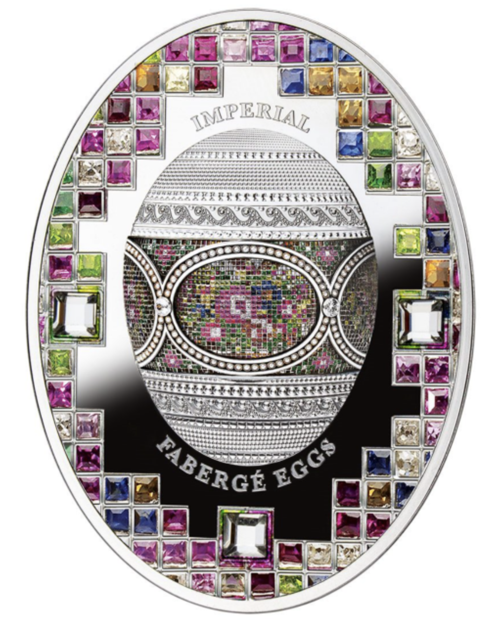 2021 Faberge Eggs - Mosaic Egg Silver Proof Coin