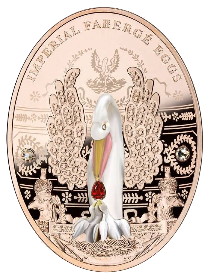 2021 Pelican Egg Faberge Eggs Series Silver Proof Coin