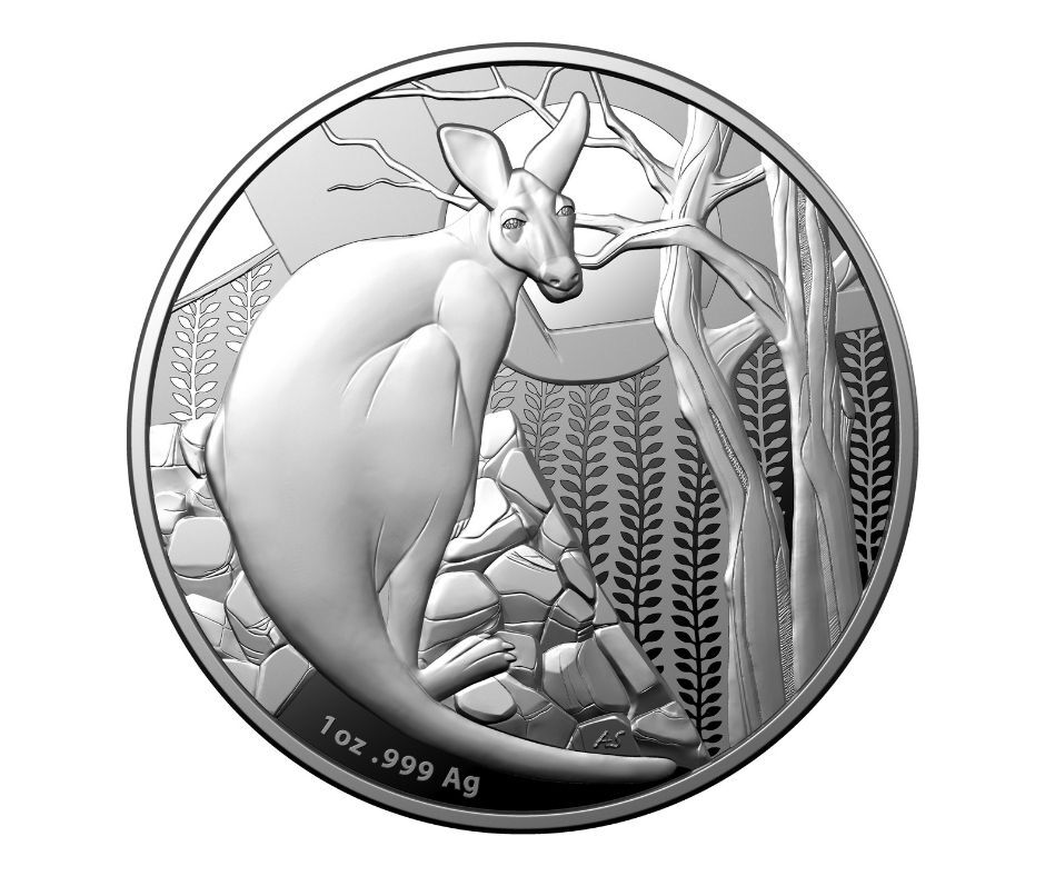 2022 $1 Kangaroo Impressions of Australia Silver Proof Coin 