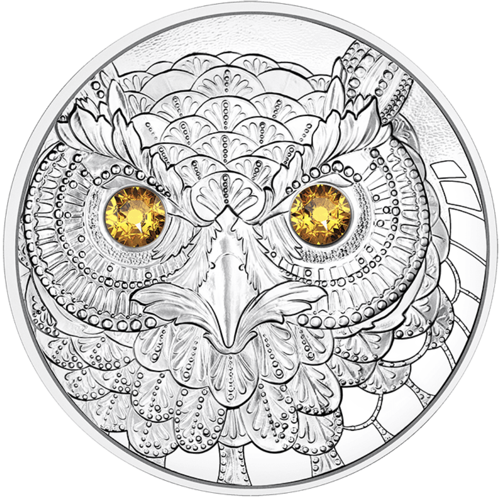 2021 20 Euro Wisdom of the Owl Silver Proof Coin