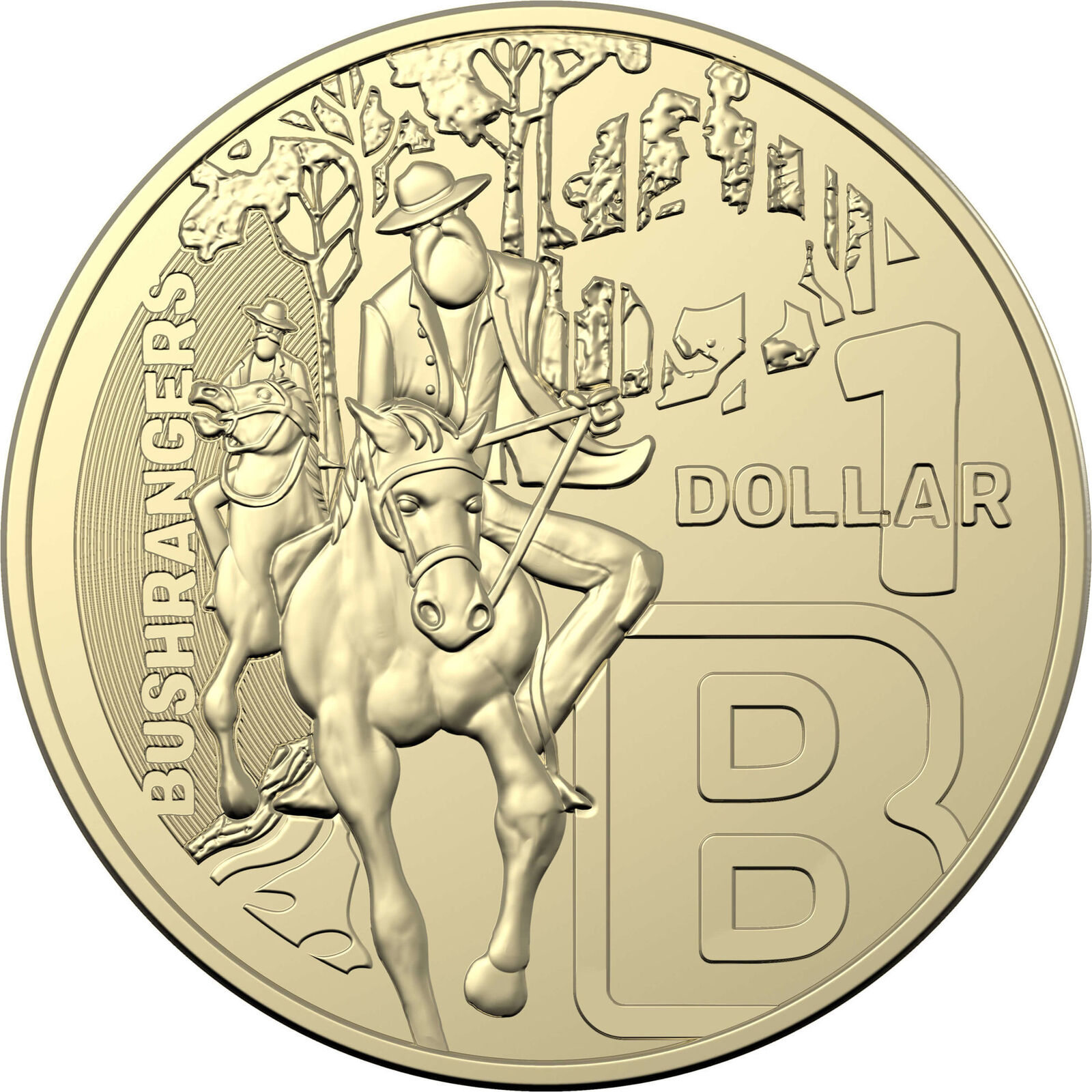 2022 $1 Great Aussie Coin Hunt 3 – Letter 'B' coin