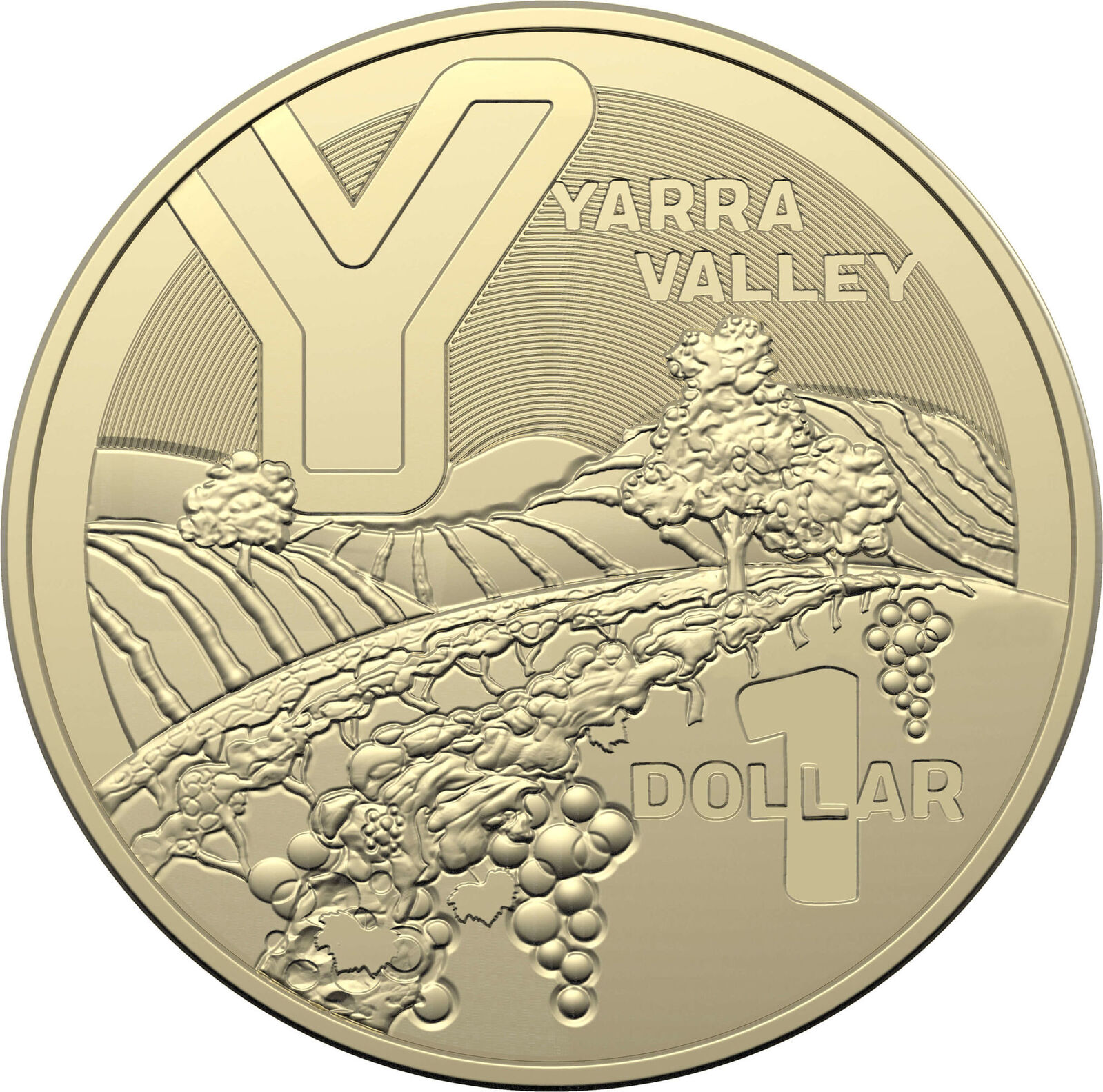 2022 $1 Great Aussie Coin Hunt 3 – Letter 'Y' coin