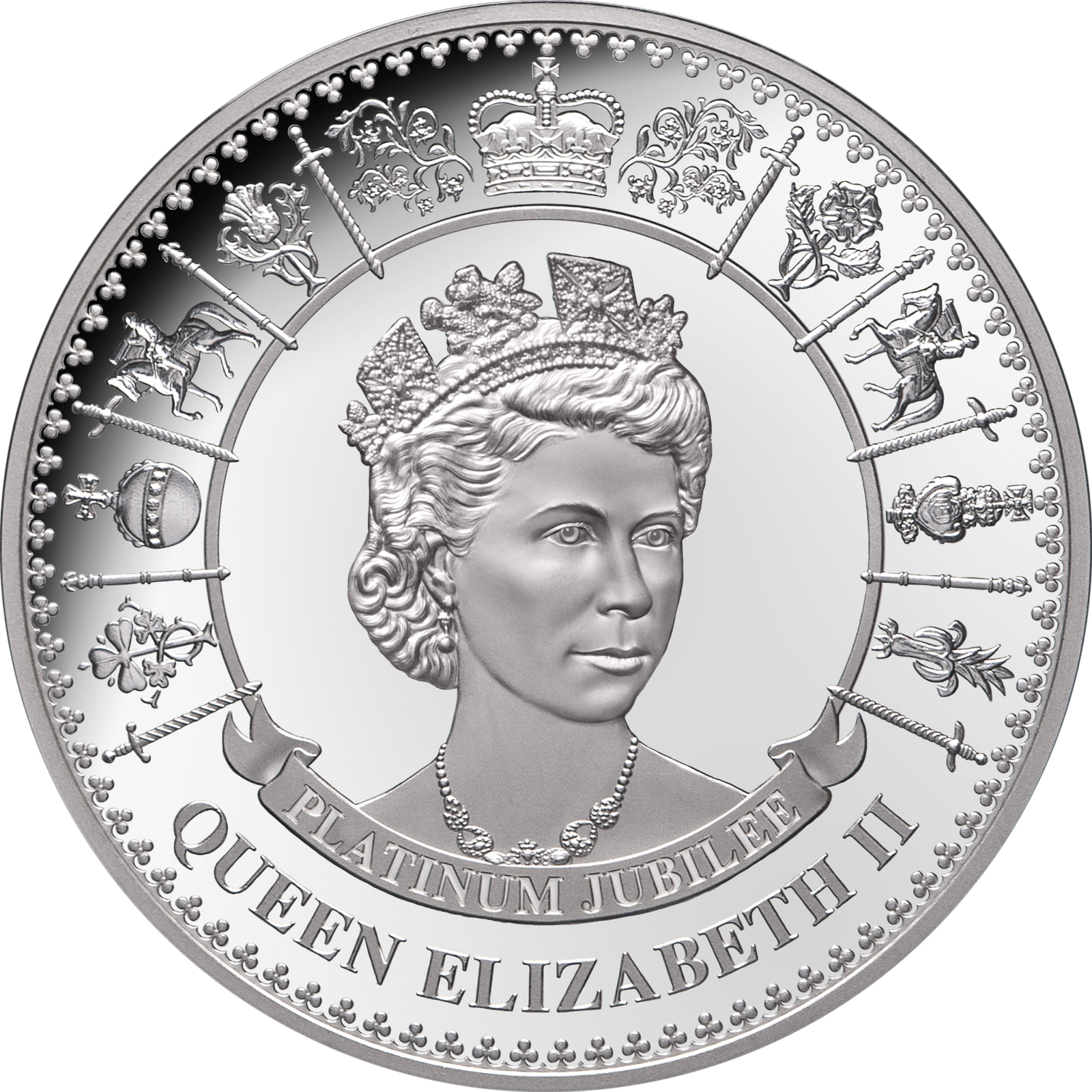  2022 $5 Queen Elizabeth II Platinum Jubilee 1oz Silver Proof Coin