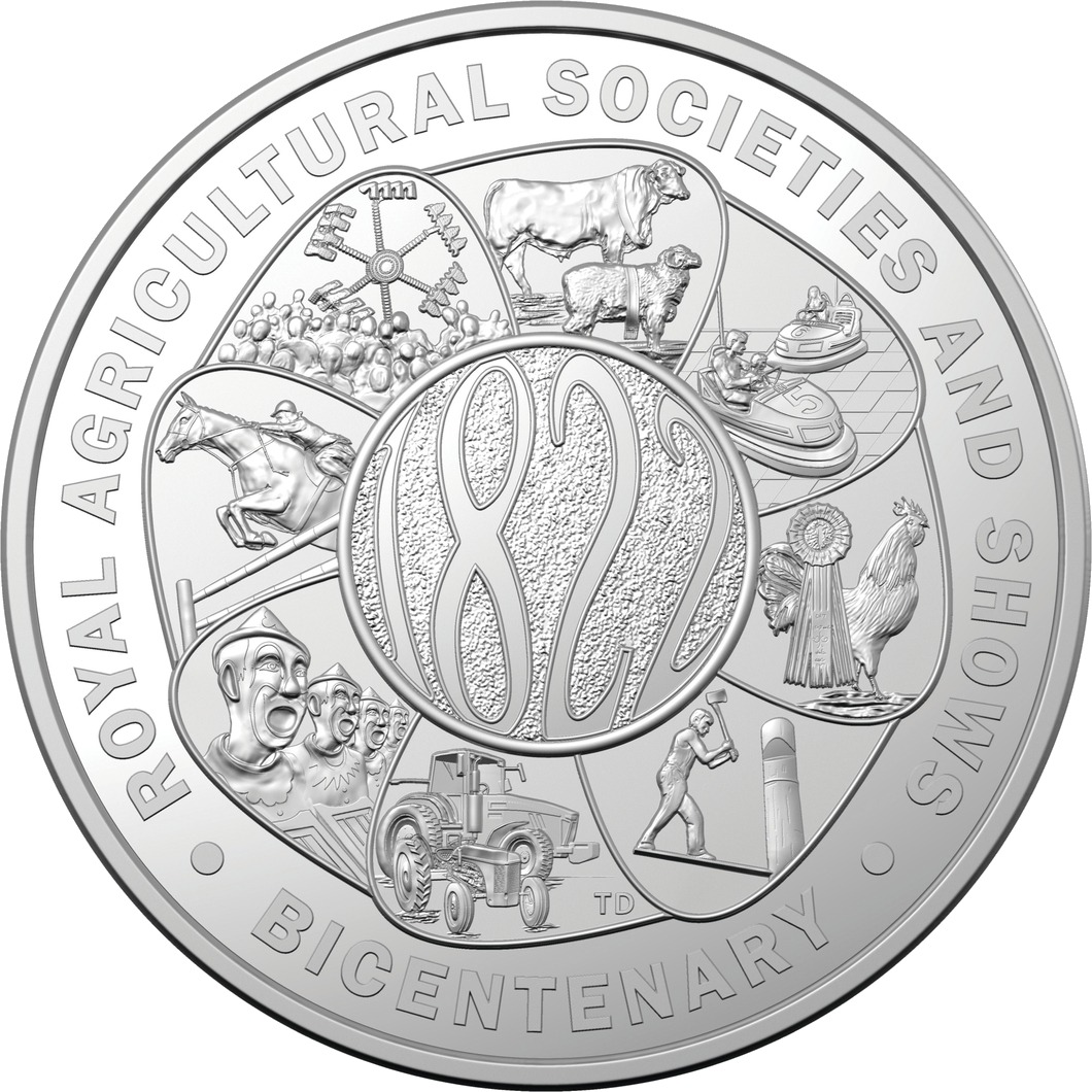 2022 $5 Bicentenary of the Royal Agricultural Society 1oz Silver Proof Coin