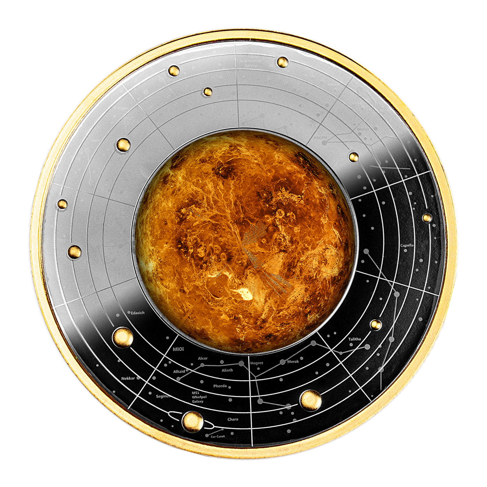 2021 Solar System - Venus 500 Francs Silver Proof Coin