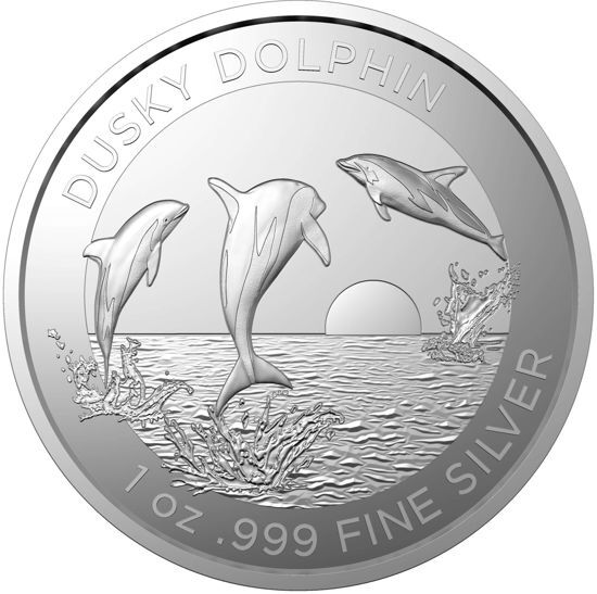 2022 $1 Dusky Dolphin - 1oz Silver Bullion Coin 