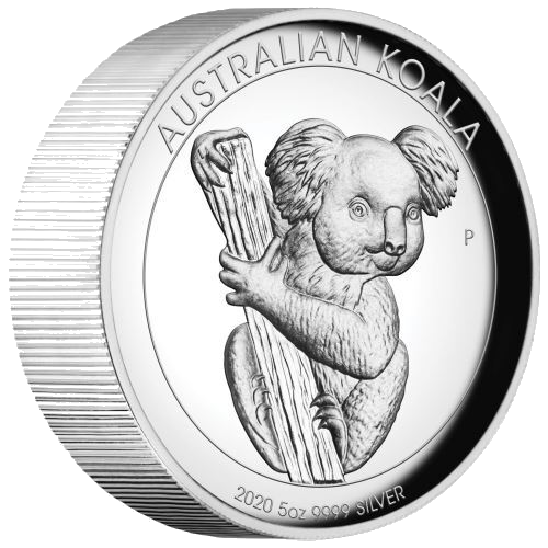 2020 Koala 5oz Silver Proof High Relief Coin