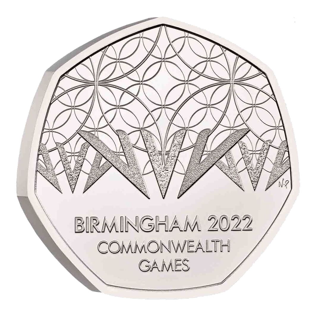  2022 50p Birmingham Commonwealth Games UK Brilliant Uncirculated Coin