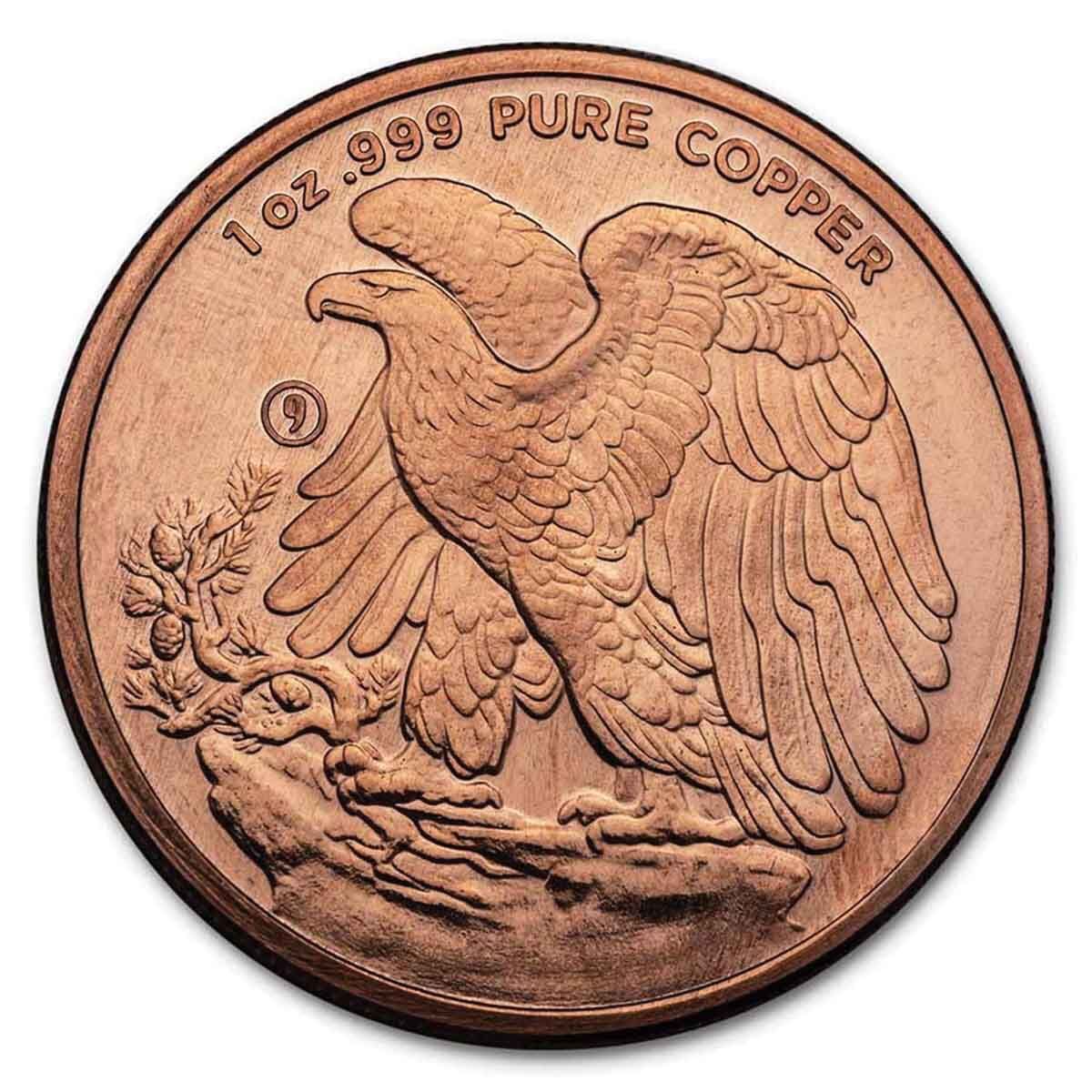 US Walking Liberty 1oz Copper Round