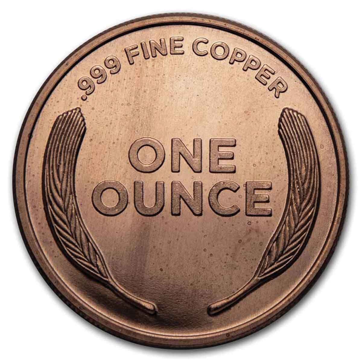 US Lincoln Penny 1oz Copper Round