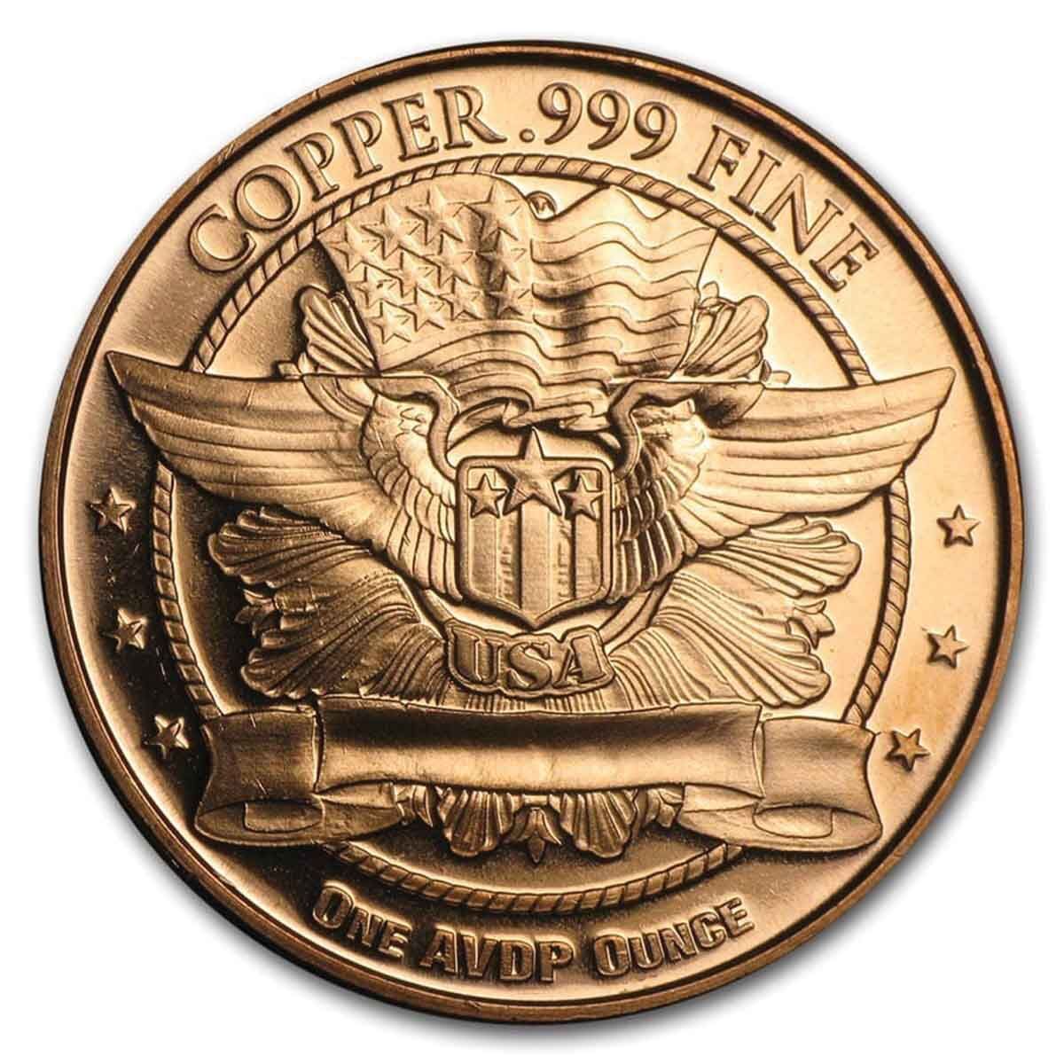 US Barber Half Dollar 1oz Copper Round