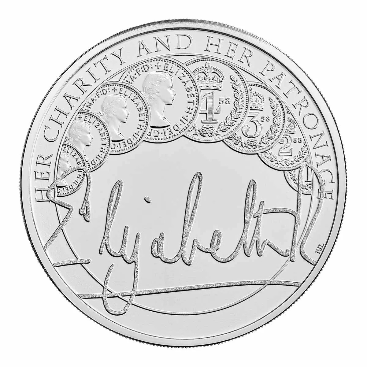 2022 £5 The Queen's Reign Charity and Patronage Brilliant Uncirculated Coin