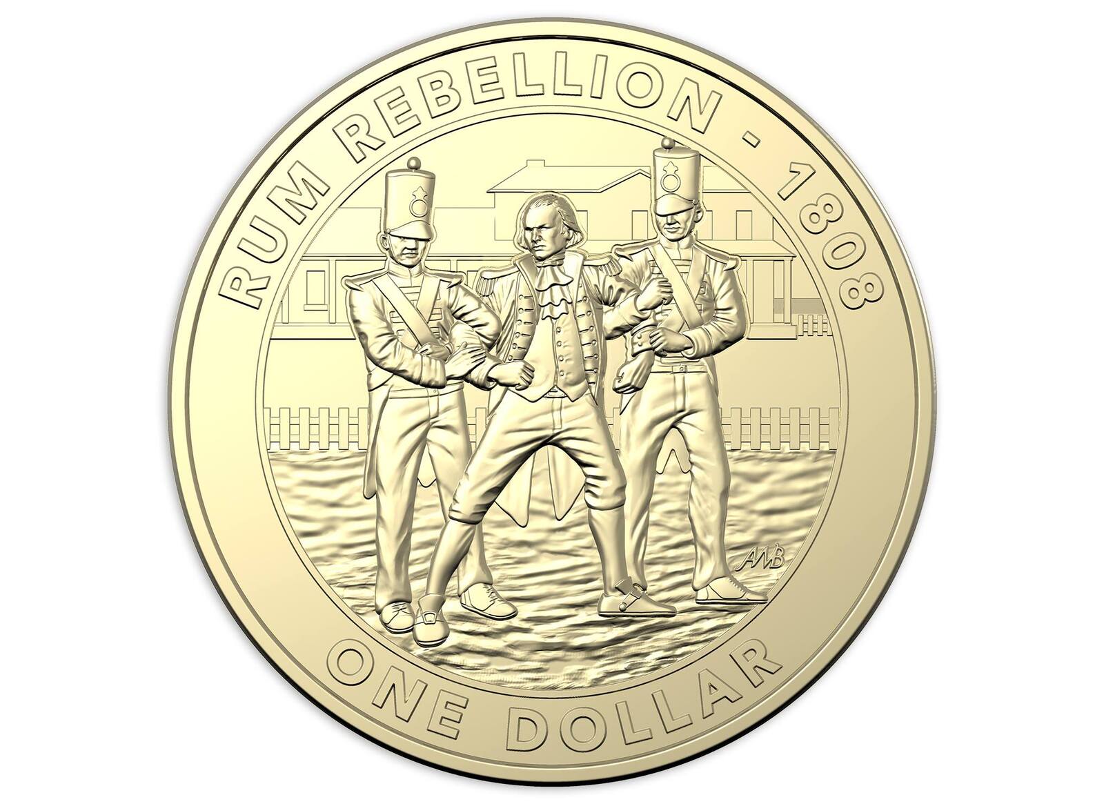 2019 $1 The Rum Rebellion 1808 Uncirculated Coin
