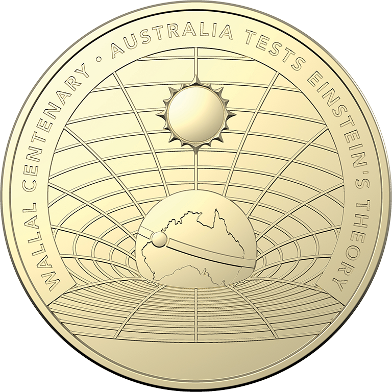 2022 $1 Wallal Centenary - Australia Test Einstein's Theory UNC