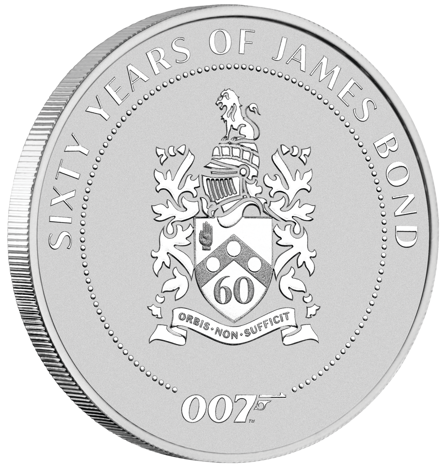 2022 $1 60 Years of Bond – James Bond Crest 1oz Silver Coin In Card 