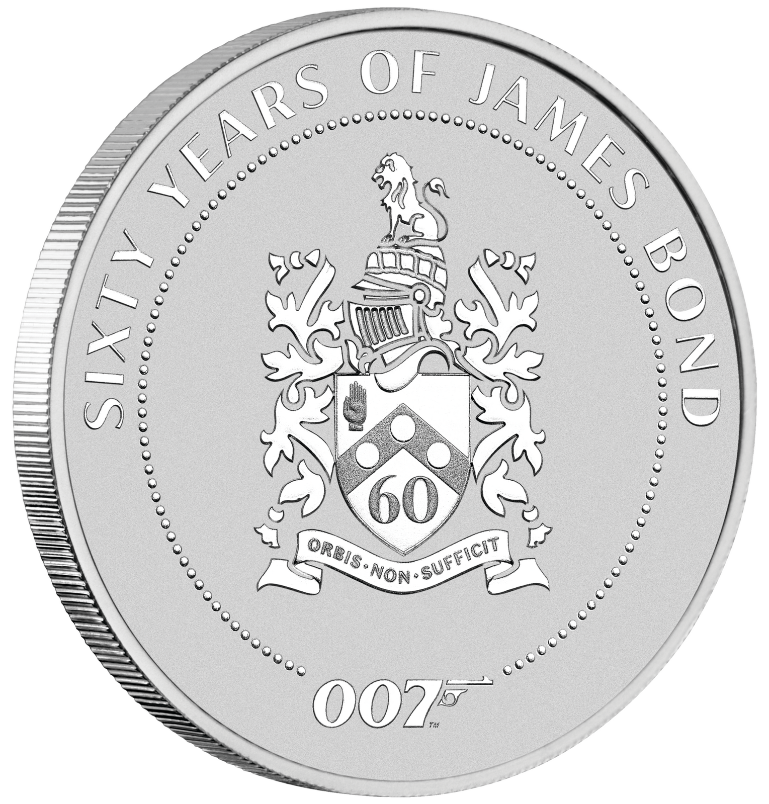 2022 $1 60 Years of Bond – James Bond Crest 1oz Silver Coin In Card 