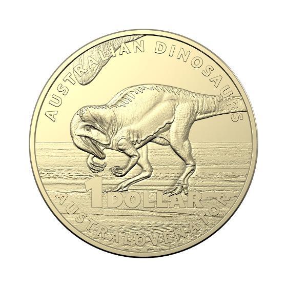  2022 $1 Australian Dinosaur – Australovenator PNC
