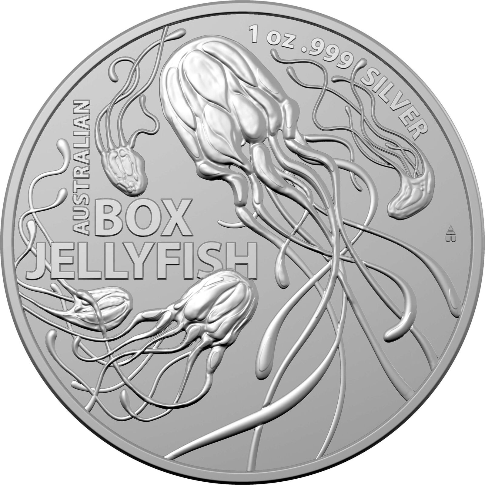 2023 $1 Australia's Most Dangerous - Australian Box Jellyfish 1oz Fine Silver Bullion Coin 