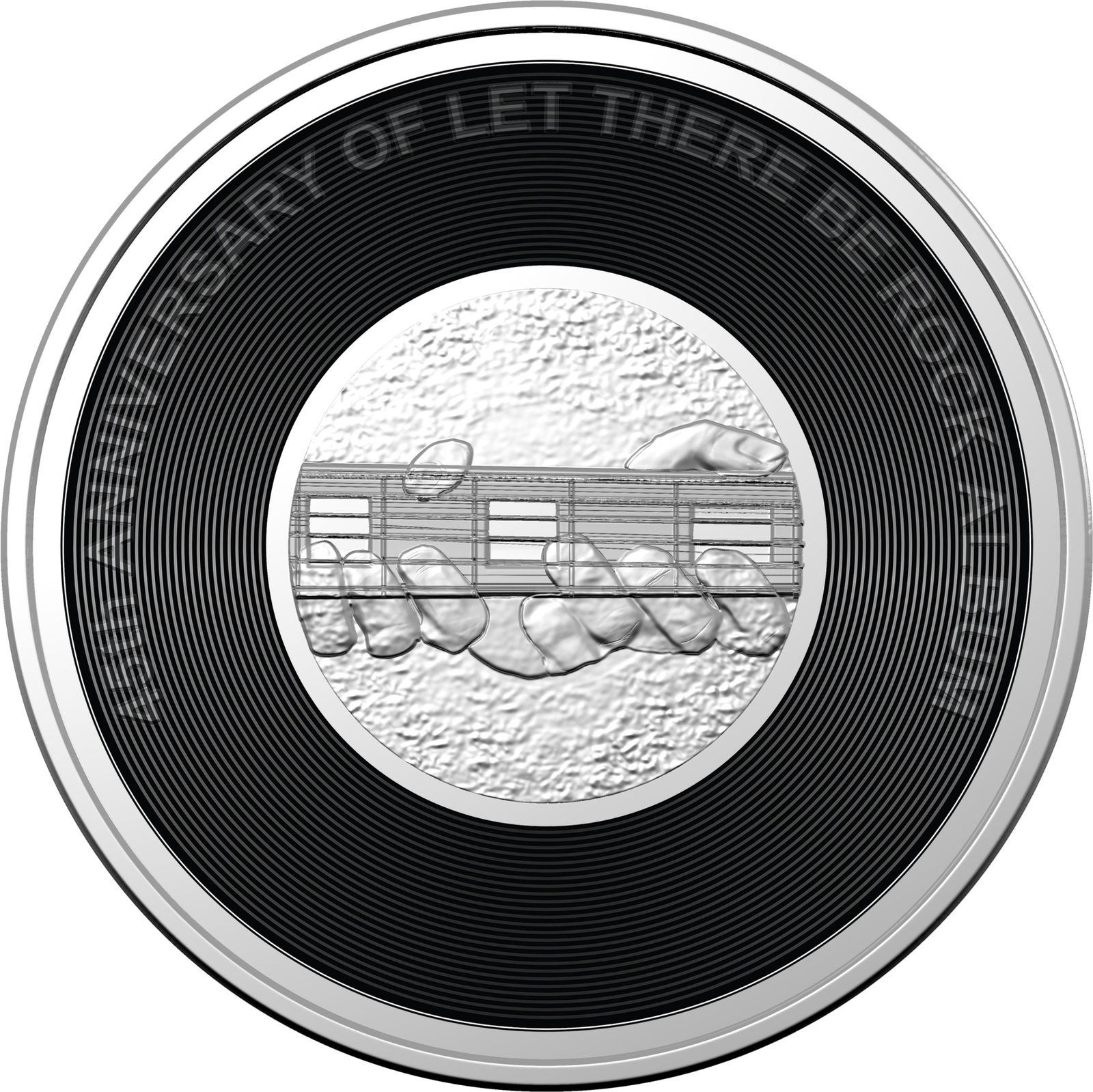 2022/2023 20c AC/DC 45th Anniversary - Let There Be Rock Coloured UNC