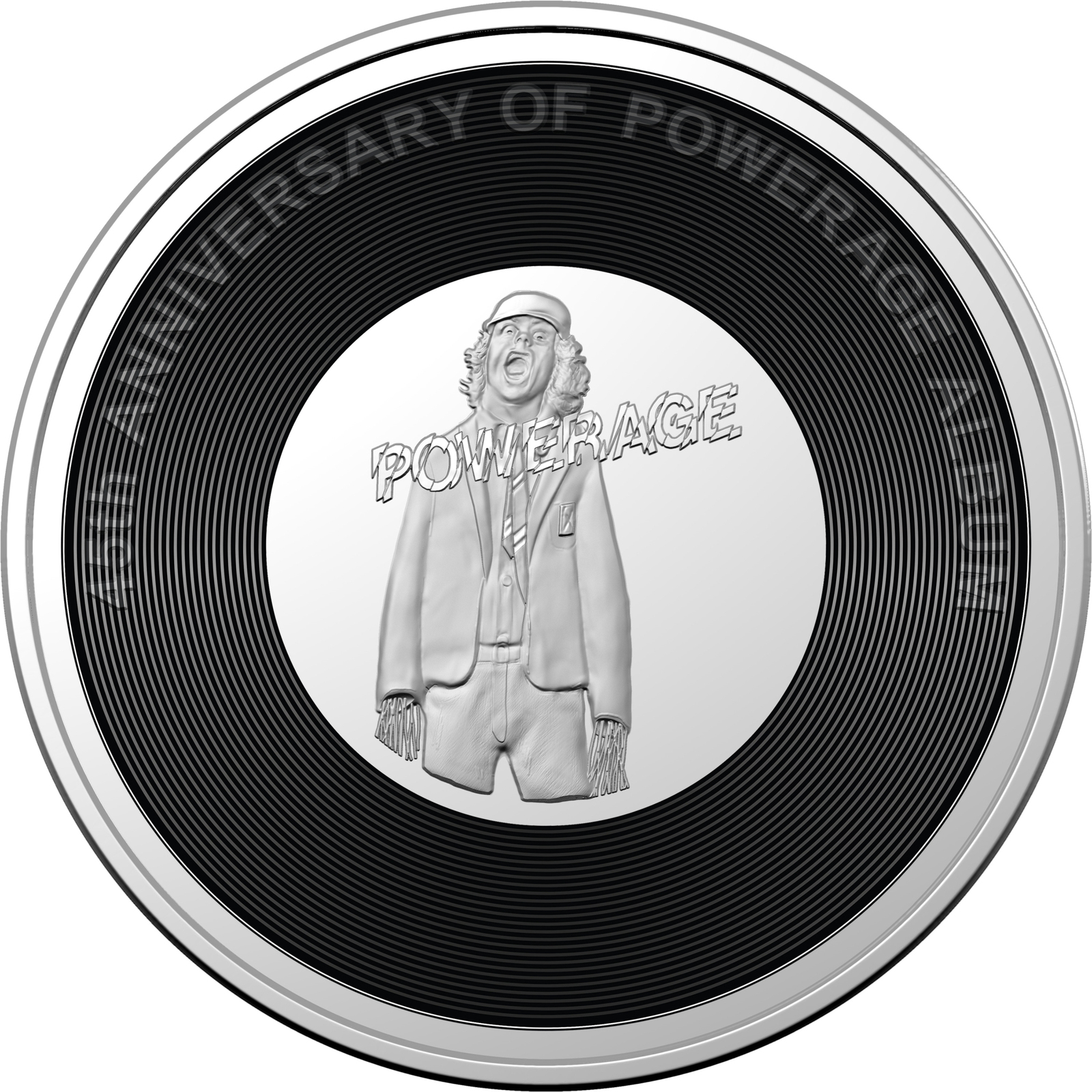 2022/2023 20c AC/DC 45th Anniversary - Powerage Coloured UNC