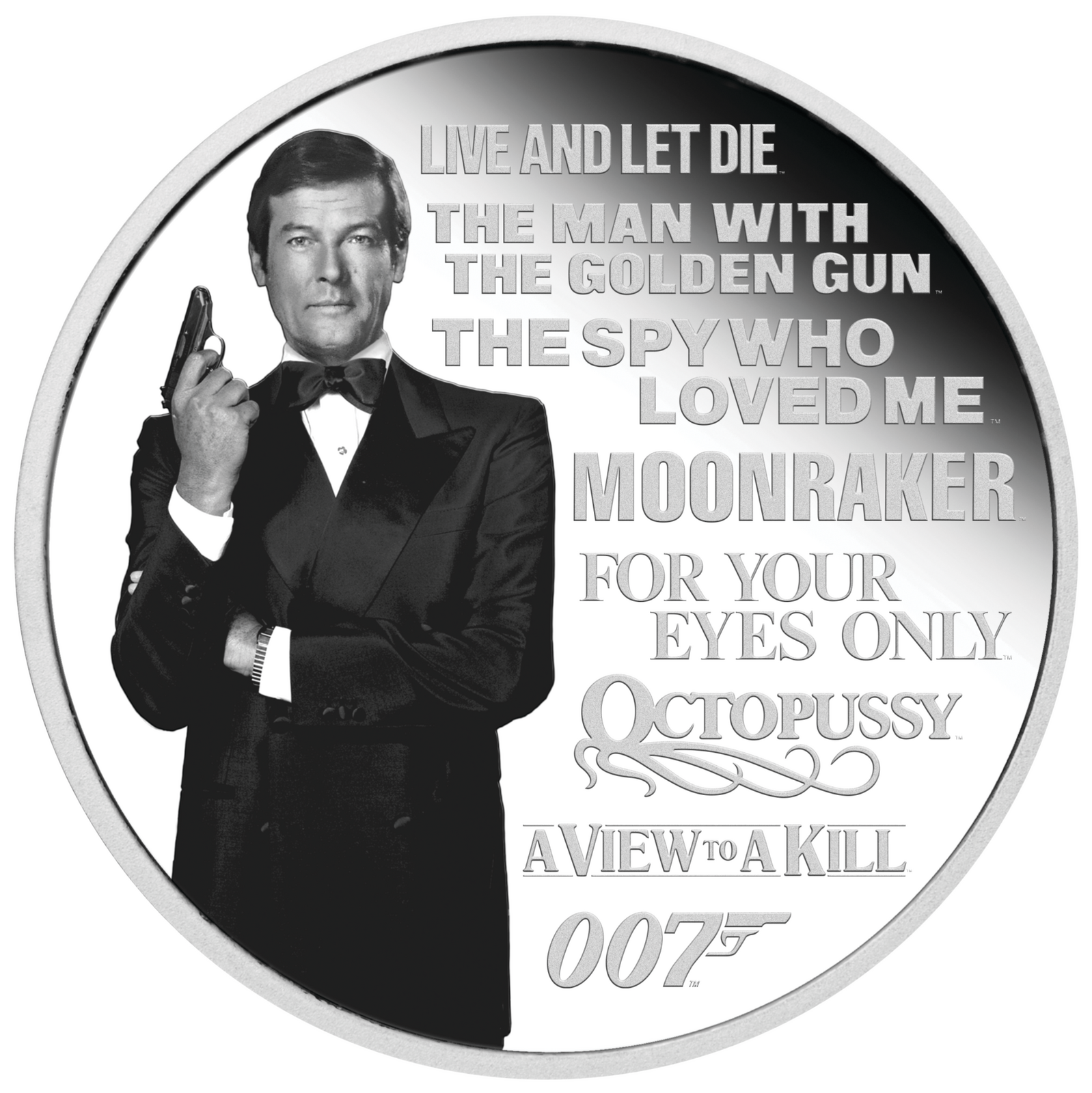 2022 James Bond Legacy Series – 2nd issue 1OZ Silver Proof Coloured Coin