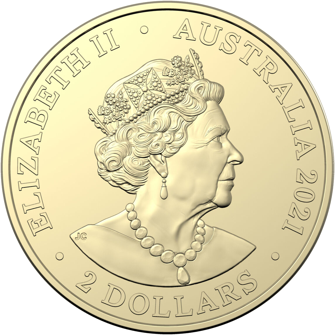 2021 $2 Australian Ambulance Services Coloured Coin