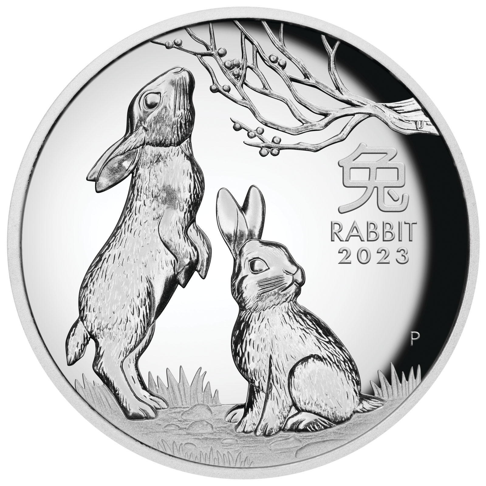 2023 Australian Lunar Series III - Year of the Rabbit 1oz Silver High Relief Coin