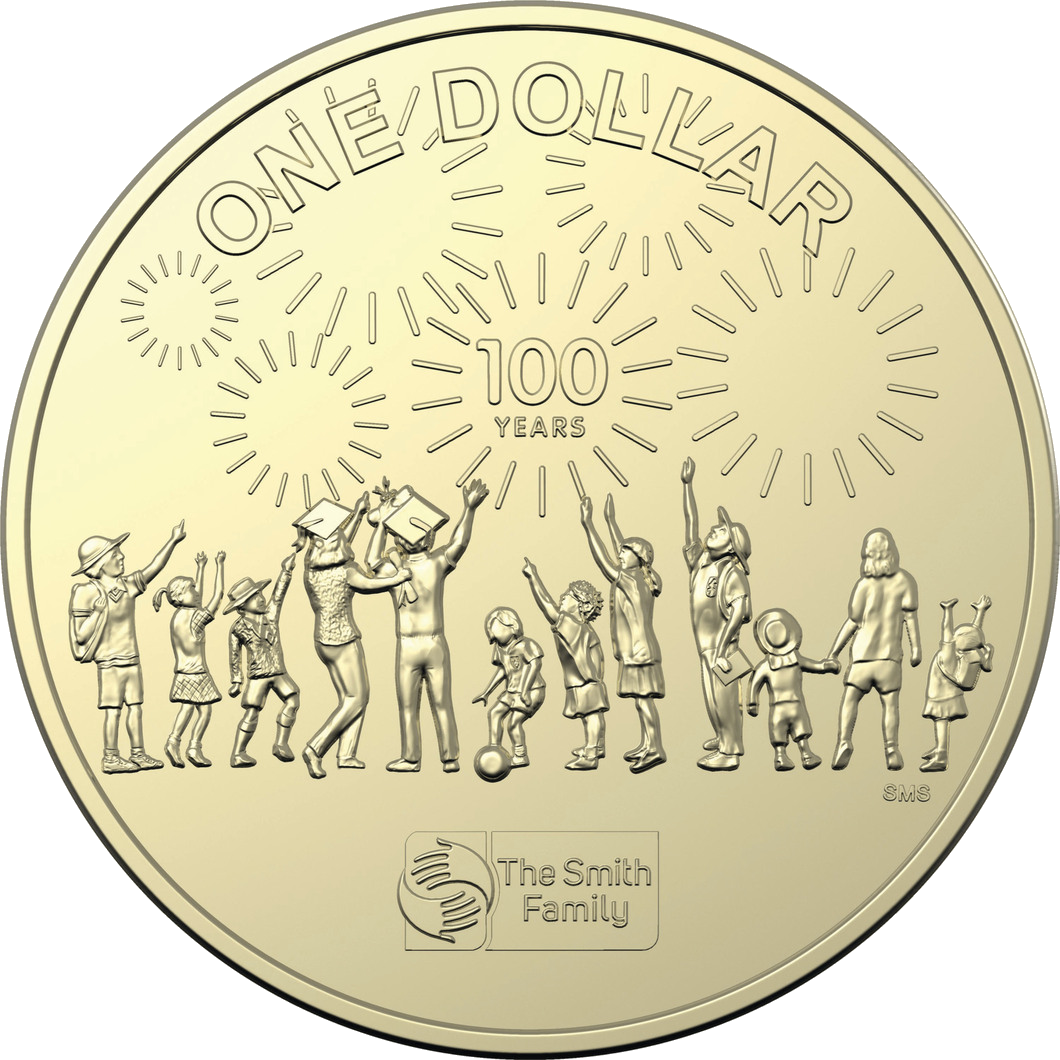 2022 $1 Centenary Of the Smith Family UNC