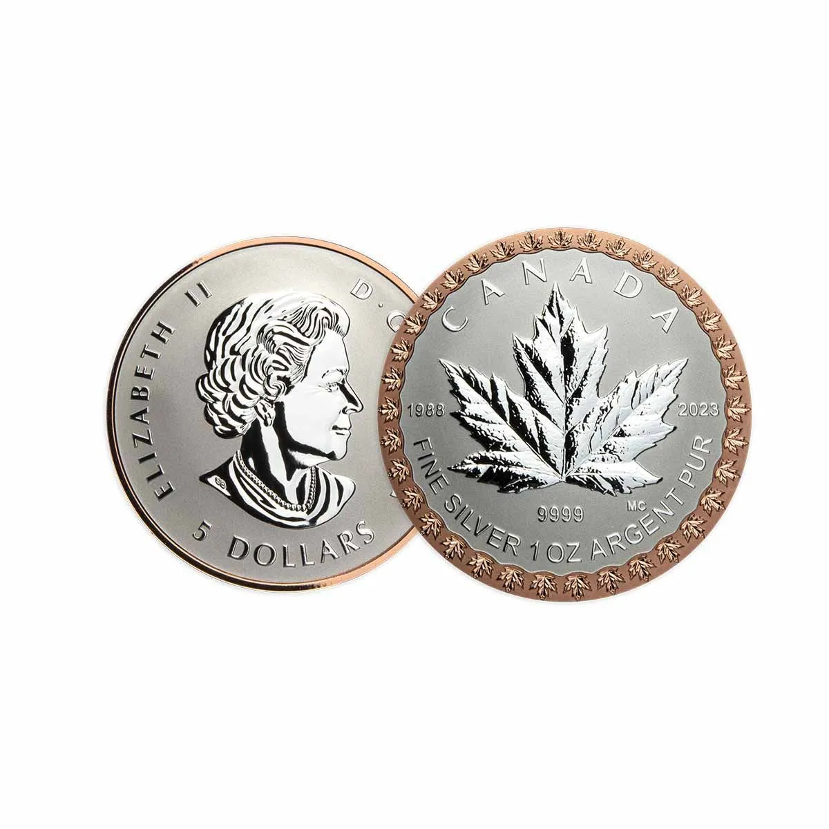 2023 35th Anniversary Silver Maple Leaf 5-Coin Set