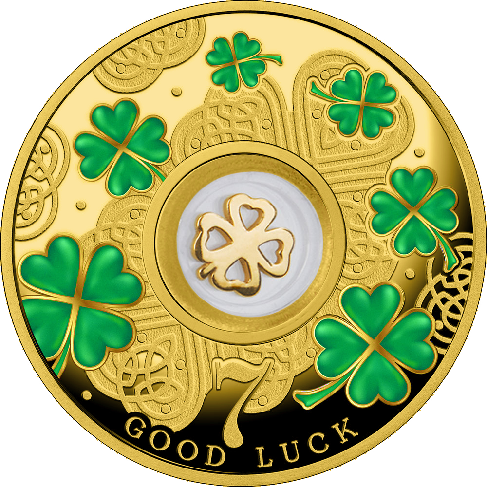 2022 Lucky Seven Series - Four Leaf Clover Silver Proof Coin
