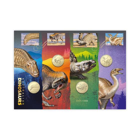 2022 Australian Dinosaurs Four Coin Privy Mark Limited-Edition PNC