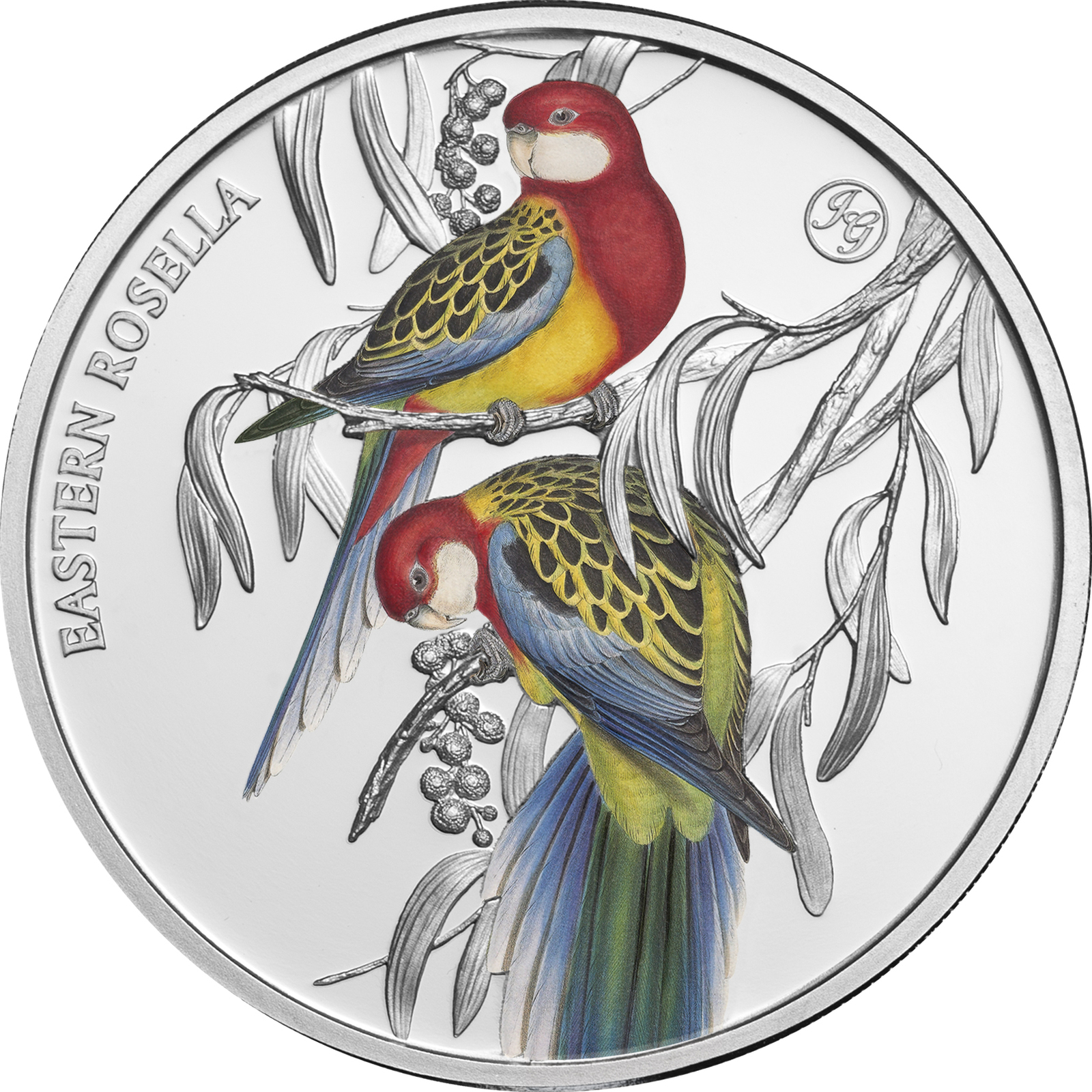 2023 $1 John Gould's EASTERN ROSELLA 1oz Silver Proof Coin